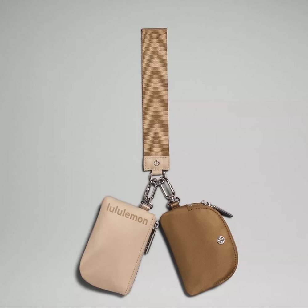 Lululemon Dual Pouch Wristlet Allspice / Trench